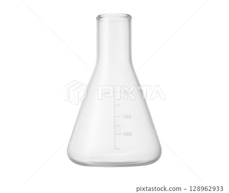 錐形瓶。用於實驗、研究、化學等的圖像。 128962933
