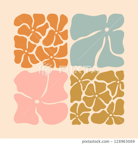 Abstract wavy decor. 128963089