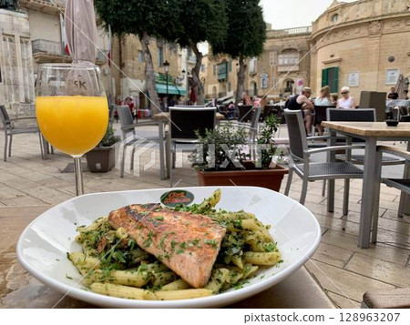 Lunch in Cyprus 128963207