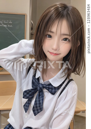 Pretty school girls 128963484