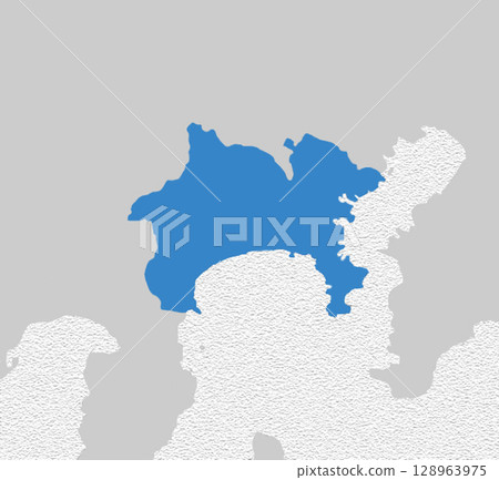 Map of Japan Kanagawa Prefecture Map of Japan Kanagawa Prefecture 128963975