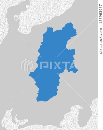 Map of Japan Nagano Prefecture 128963987