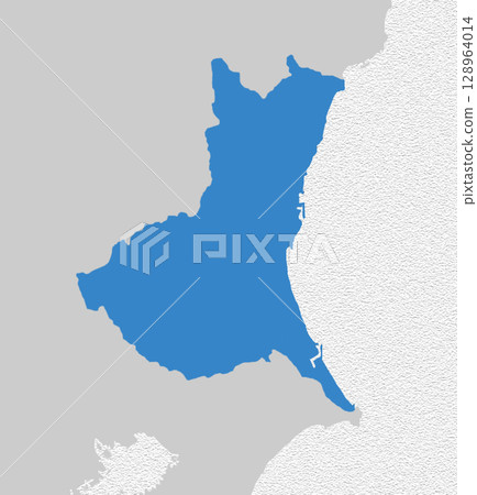 Map of Japan Ibaraki Prefecture 128964014
