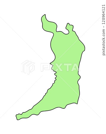 Map of Japan Osaka Prefecture 128964121
