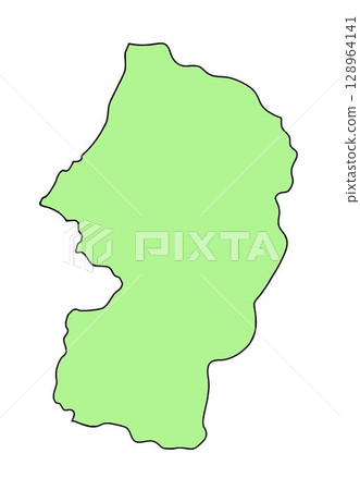 日本山形縣地圖 128964141