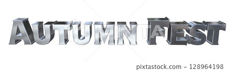 3DCG文字“秋季盛宴” 128964198