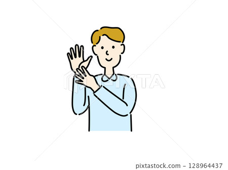 man playing the number 9 128964437