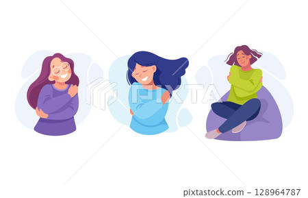 Expressions of Joy Delightful and Playful Illustrations Featuring Women Engaging in Life Expressions of Joy Delightful and Playful Illustrations Featuring Women Engaging in Life 128964787