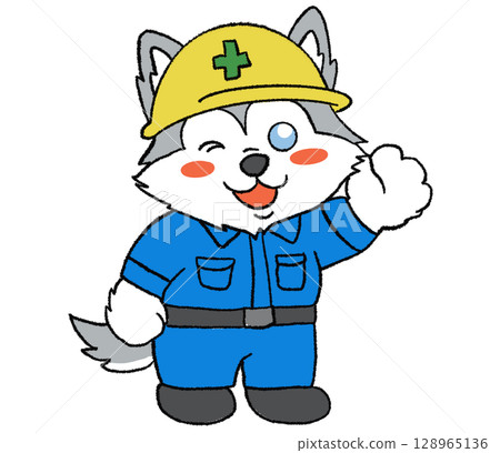 Siberian Husky Worker 3 128965136