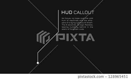 Hud Callout Data Panel 128965451