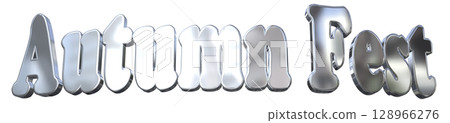 3DCG文字“秋季盛宴” 128966276