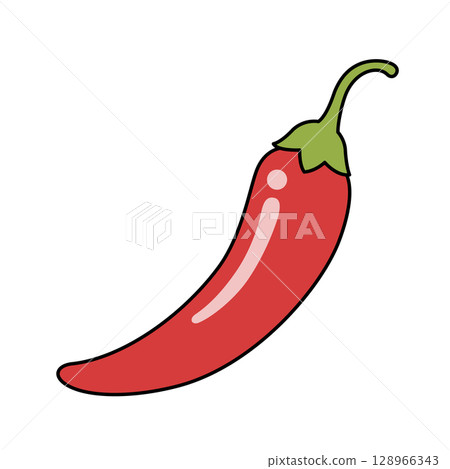 chili pepper icon chili pepper icon 128966343