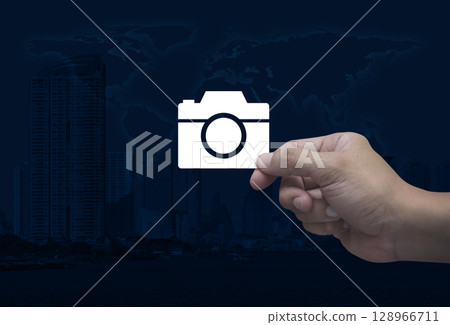Business camera service shop online concept, Elements of this image furnished by NASA 128966711