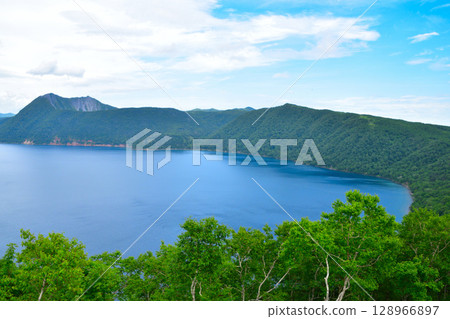 Hokkaido Meshu Lake 128966897