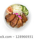 Braised Pork belly with Rice 128966931