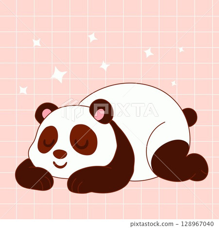 panda, sleeping, animal 128967040
