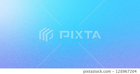 Blue and purple noise gradient background.Pastel colors grainy texture gradation cover. Christmas soft cool transition. Fresh banner template. Horizontal smooth blur retro cover. Vector illustration 128967204