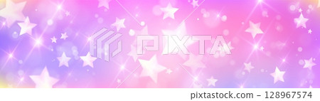 Sparkle unicorn background with glowing stars Sparkle unicorn background with glowing stars 128967574