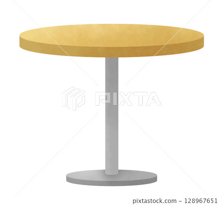 Simple cafe table Simple cafe table 128967651