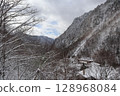 The mountain where snow remains 128968084
