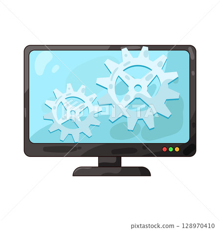 illustration of computer settings 128970410
