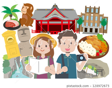 Popular tourist spots in Miyazaki Prefecture 128972673