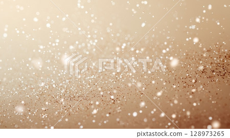 白色顆粒和閃光，米色背景 128973265