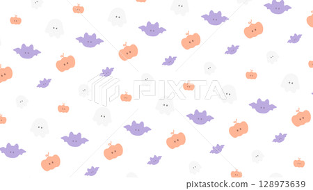 可愛的萬聖節圖案 16:9 PNG 可愛的萬聖節圖案 16:9 PNG 128973639