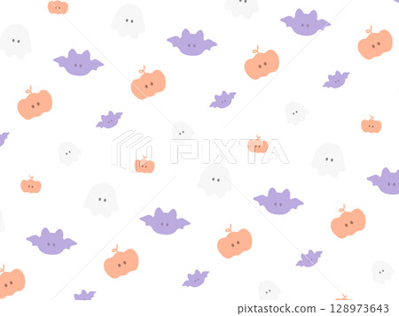 Cute Halloween pattern 4:3 PNG 128973643