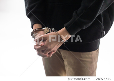 罪犯手銬 128974679