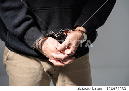 罪犯手銬 128974680