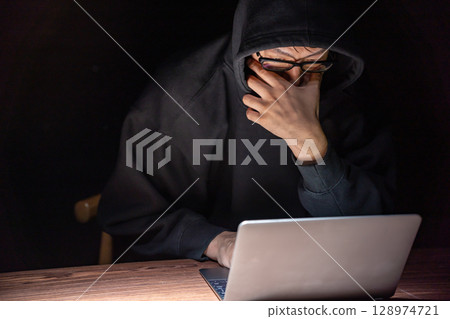 Internet crime 128974721