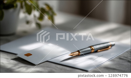 Stationery Mockup on White Background Stationery Mockup on White Background 128974776
