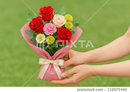 我收到了一束美麗的鮮花 我收到了一束美麗的鮮花 128975440