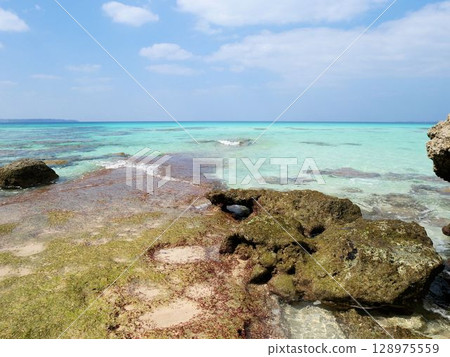Miyakojima, Okinawa Prefecture, Winter Sand Dune Beach Miyakojima, Okinawa Prefecture, Winter Sand Dune Beach 128975559