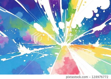 Colorful night sky texture background 128976772