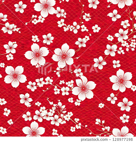 紅梅花背景 128977198