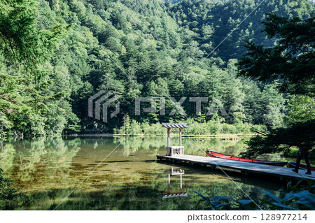 <長野>上高地的絕景：奧宮神社 128977214