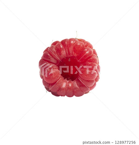 Raspberries isolated on white background. Sweet ripe fresh delicious raspberry, summer berry, Raspberries isolated on white background. Sweet ripe fresh delicious raspberry, summer berry, 128977256