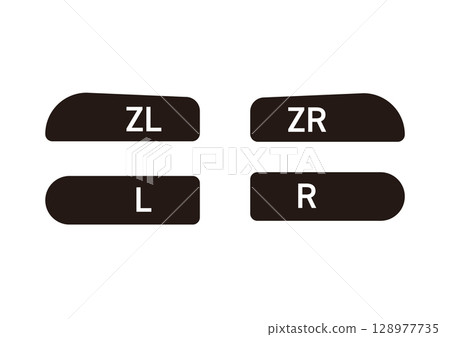 Game controller LR/ZL/ZR buttons Game controller LR/ZL/ZR buttons 128977735