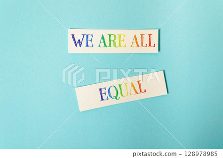 Two stickers with rainbow colors Two stickers with rainbow colors 128978985