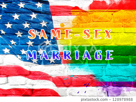 Same sex marriage is a controversial topic in the United States 128978988