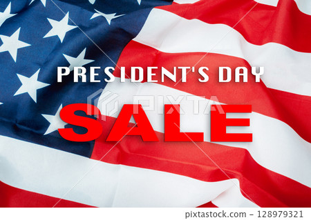 President's Day Sale written in red 128979321