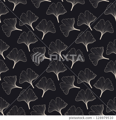 elegant floral pattern 128979510