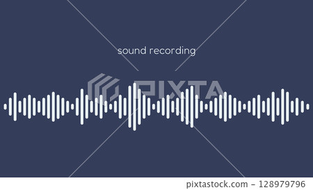 sound wave audio sound wave audio 128979796