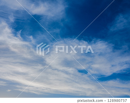 Blue Sky White Cloud 128980737