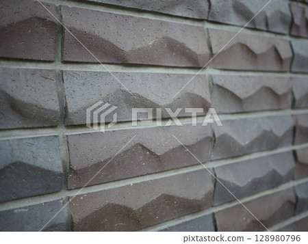 The charm of wood decks - The fun of tile shadows - Copy space 128980796