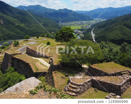 Takeda Castle Ruins 128980890
