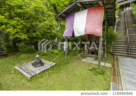 22nd of the 88 Sacred Temples of Shikoku, Byodo-ji Temple, Kobo no miraculous water, Anan City, Tokushima Prefecture 22nd of the 88 Sacred Temples of Shikoku, Byodo-ji Temple, Kobo no miraculous water, Anan City, Tokushima Prefecture 128980986