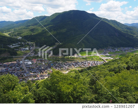 從武田城堡廢墟的看法 128981207